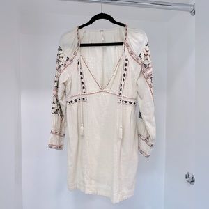 Free people Boho Coverup size small S EUC swim cover dress with pockets
